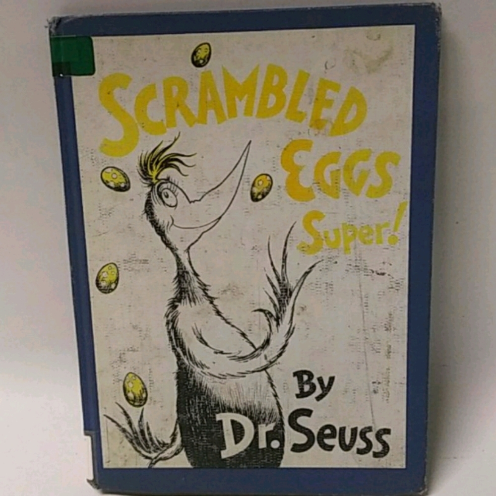 Scrambled Eggs Super! Dr. Seuss 1953 Antique Book